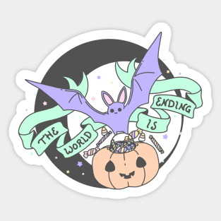 The World Is Ending - Sweet Halloween Series Sticker